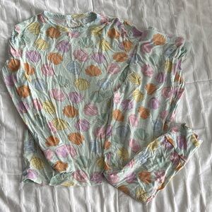 Posh Peanut Seashell Pattern Kids Pajamas